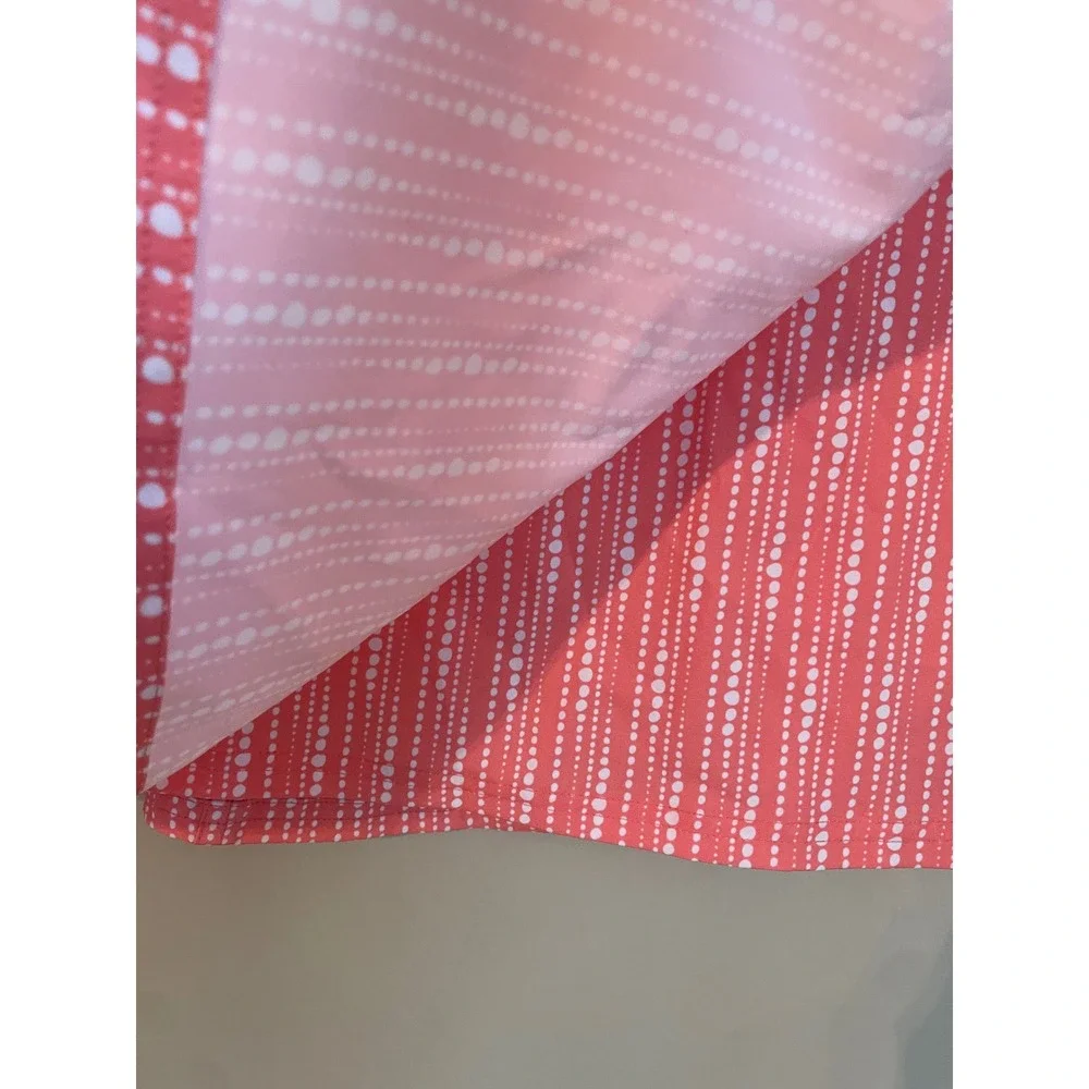 Rip Skirt Hawaii Size M Length 1 Coral White Dot Print Wrap Skirt Swim Cover